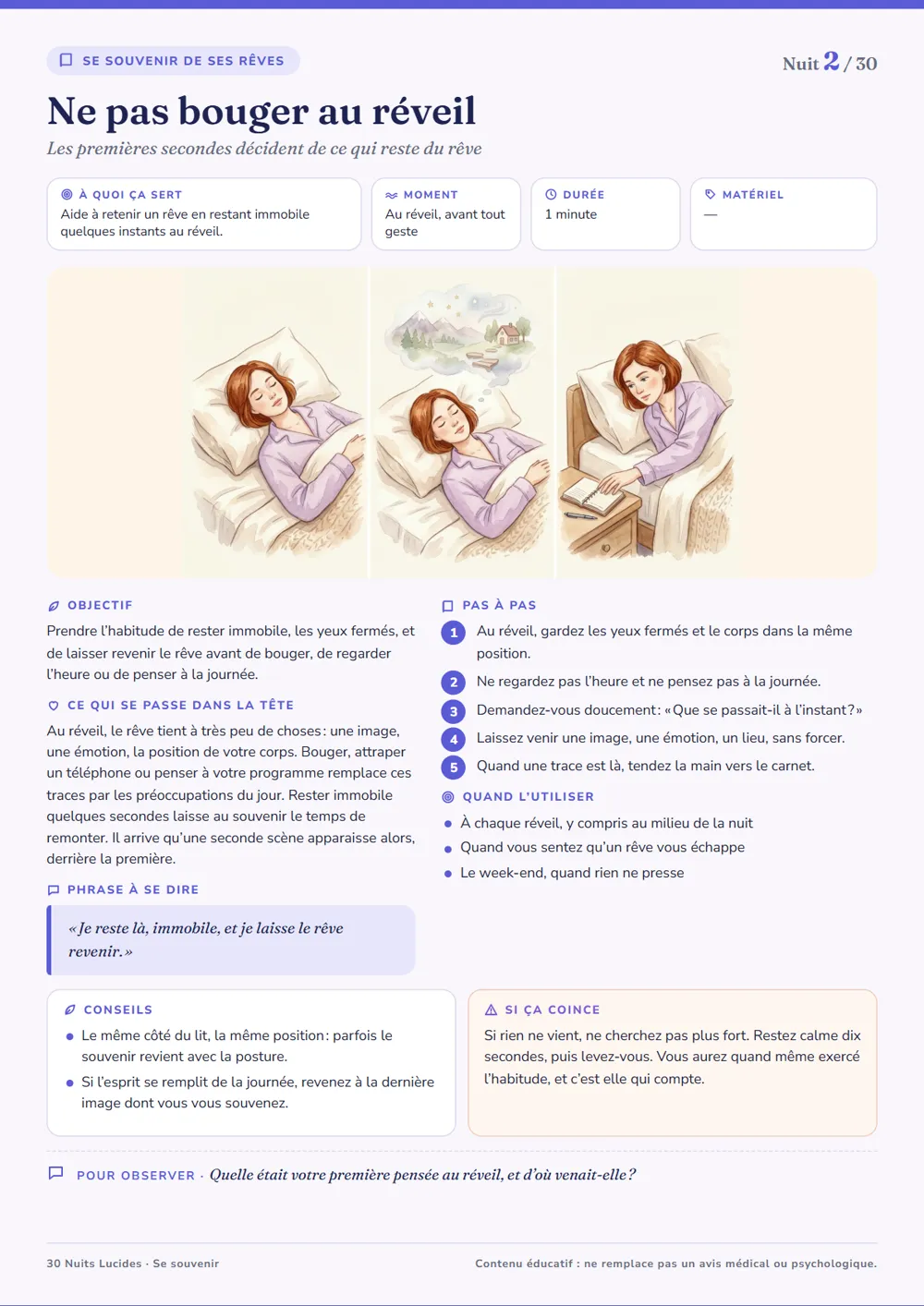 Fiche de la nuit 2